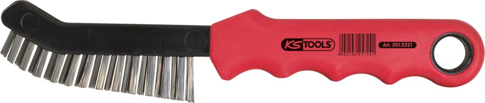 Brosse pour étrier de frein - acier - bout fin