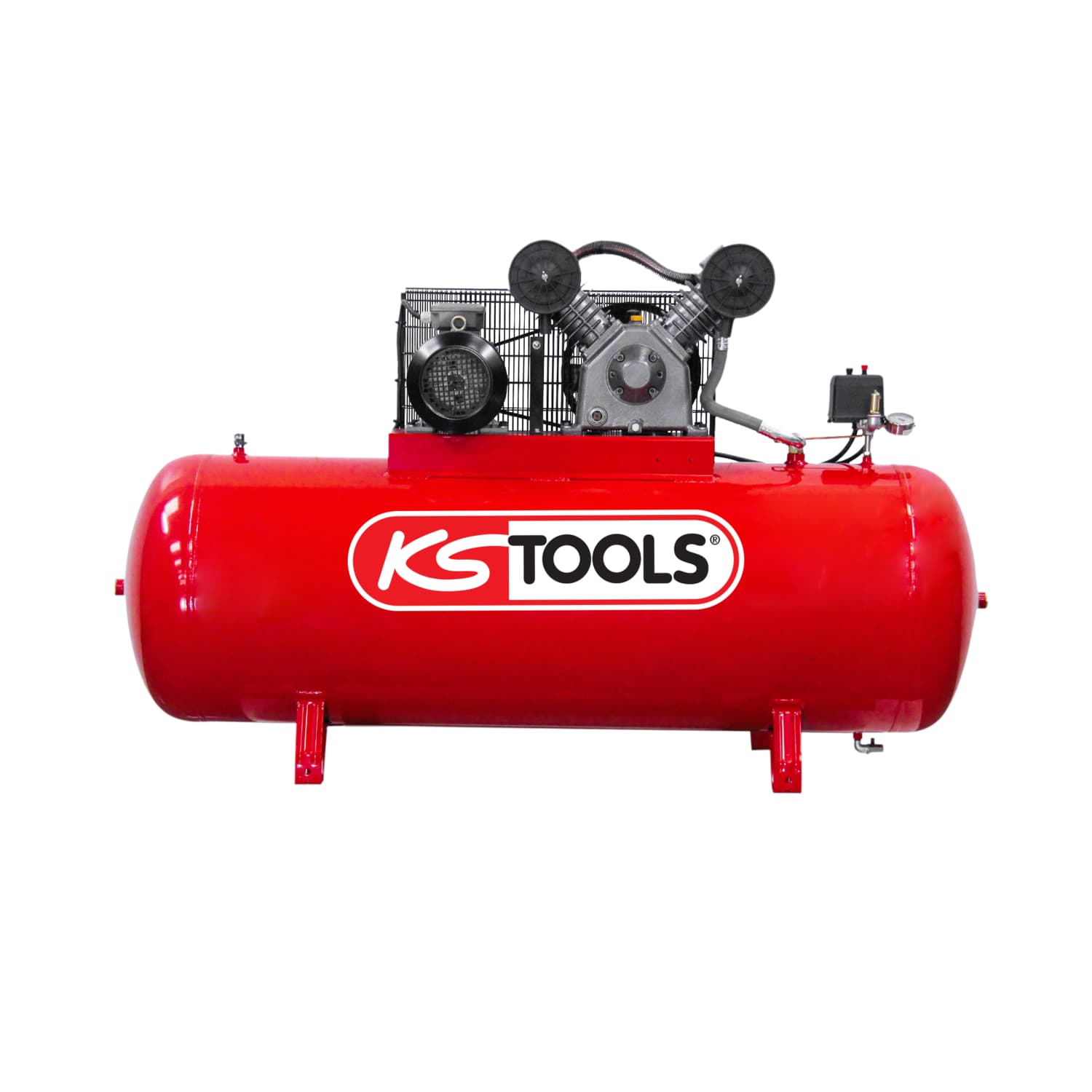 Compresseur sur cuve 500L - 10 bars - 7,5CV - 380V tri