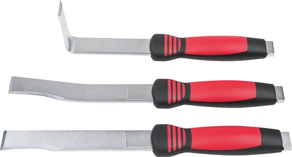 Jeu de 3 burins de carrossier extra-plats