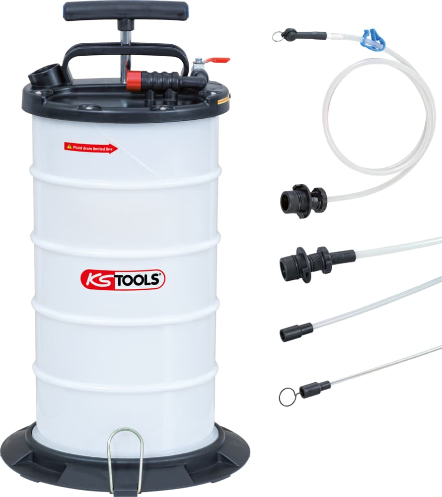 Pompe d'aspiration par vide 9,5L avec 4 sondes