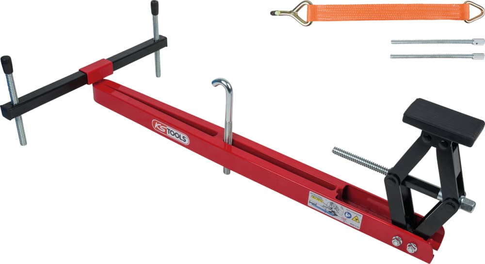 Traverse inférieure pour support moteur, L. 1007 mm