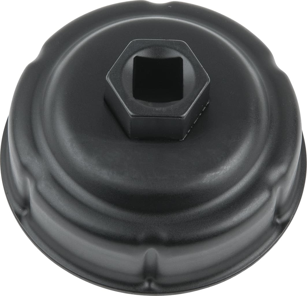 Cloche pour filtre à huile 3/8'', diamètre 76,0 mm / 6 rainures