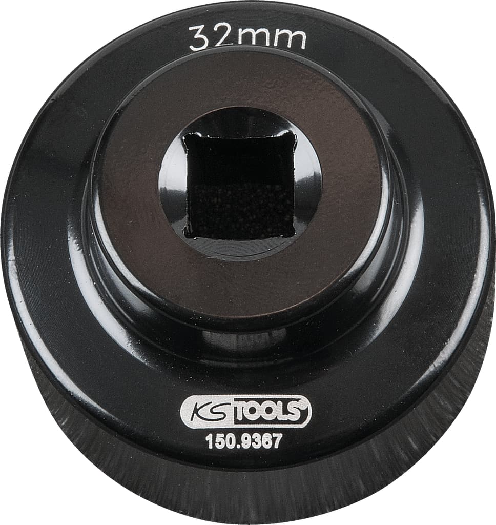 Cloche pour filtre à huile 3/8'', diamètre 32 mm / 6 cannelures