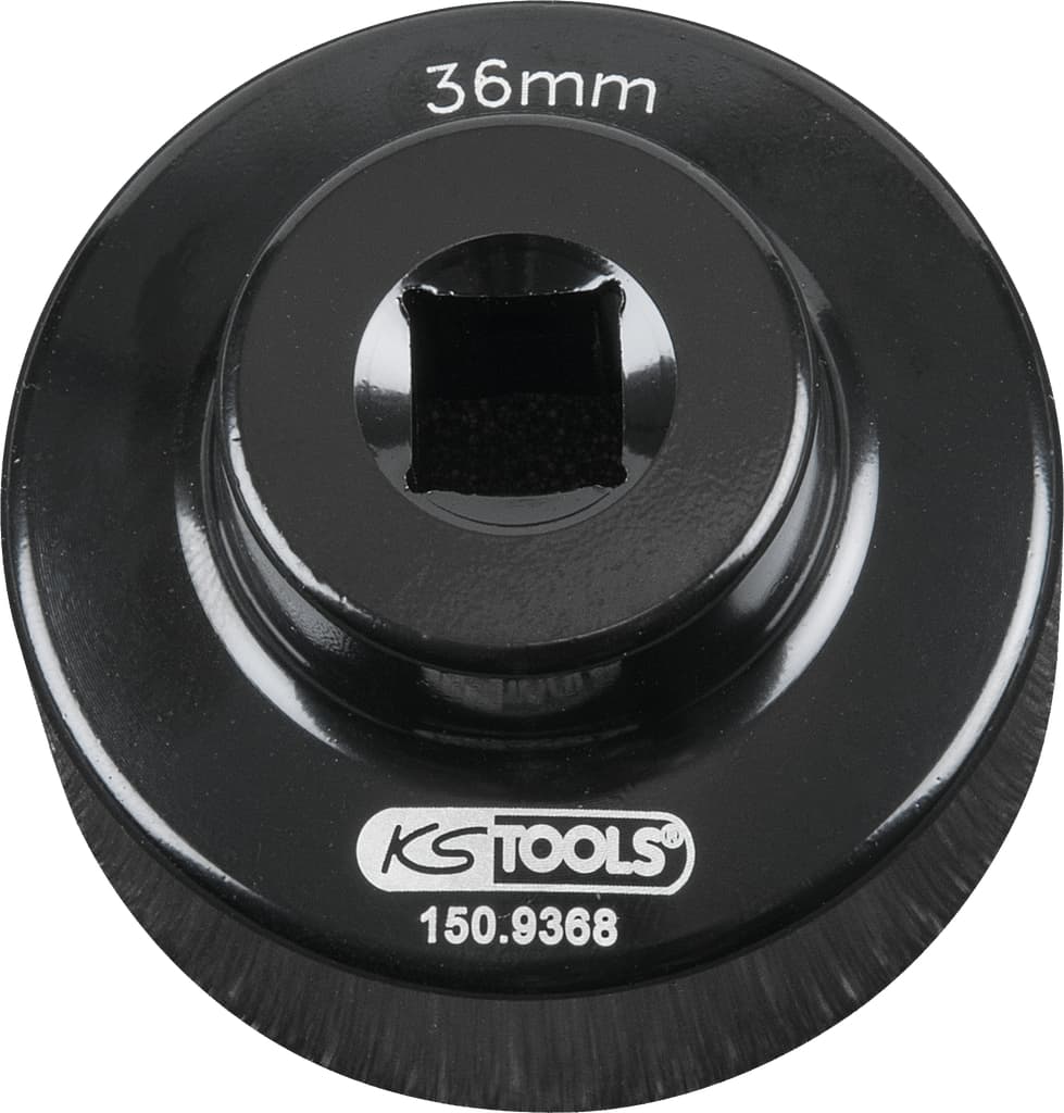 Cloche pour filtre à huile 3/8'', diamètre 36 mm / 6 cannelures