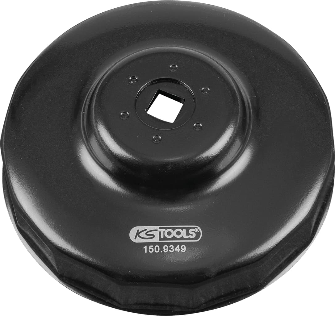 Cloche pour filtre à huile 3/8'', diamètre 108 mm / 15 cannelures