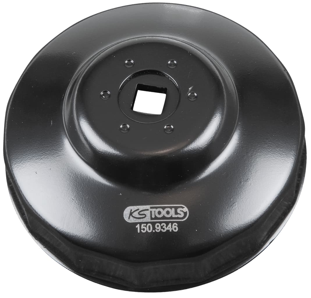 Cloche pour filtre à huile 3/8'', diamètre 95 mm / 15 cannelures