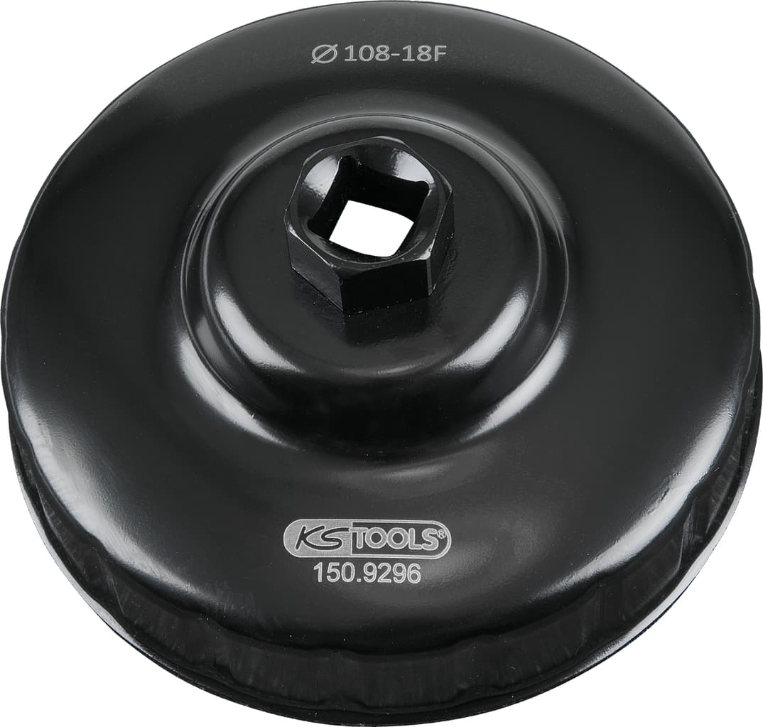 Cloche pour filtre à huile 1/2'' diamètre 108 mm pour Renault et Opel