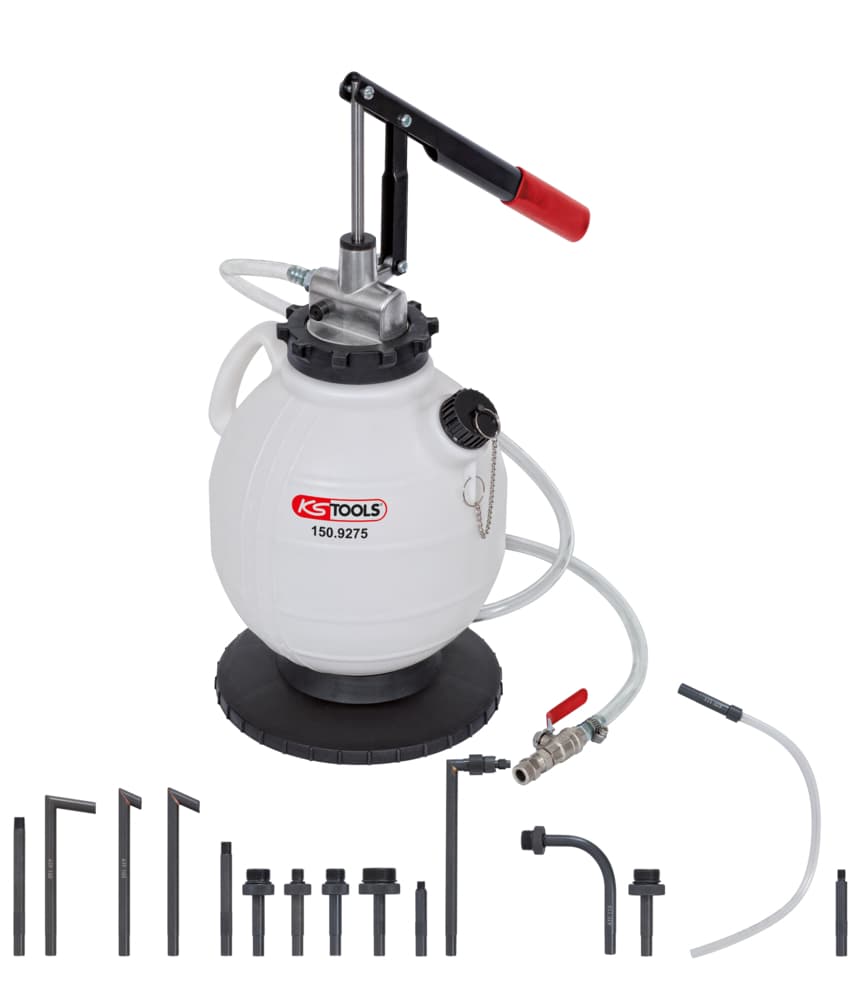 Appareil de remplissage de boite de vitesse avec adaptateurs, 15 pcs