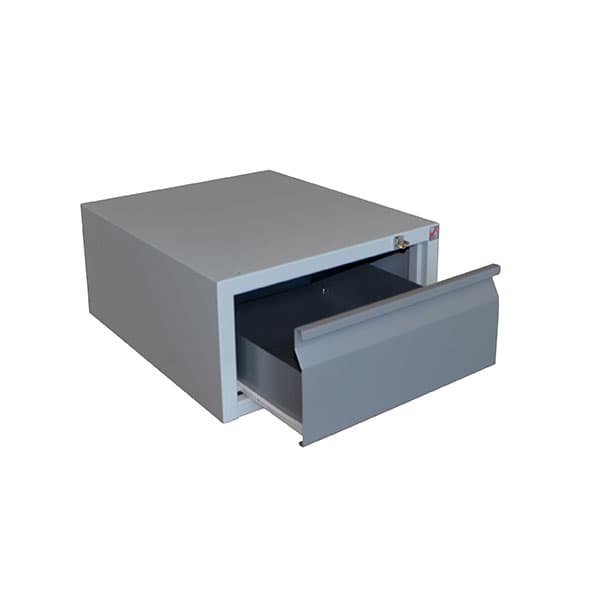 Caisson avec serrure pour QUALIPOST 600 l 556 x H 275 mm