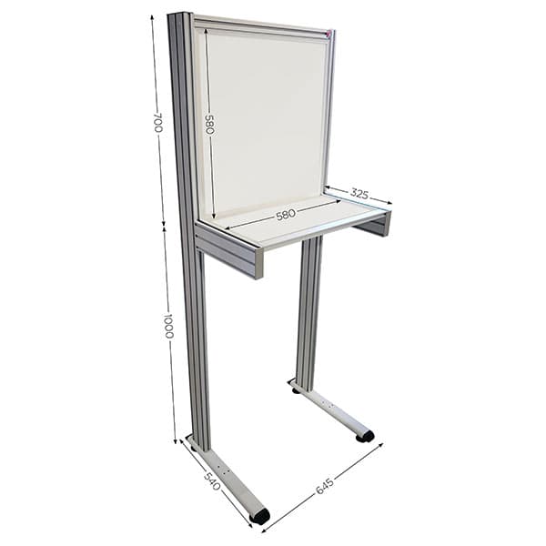 QUALIPOST 600 MIRAGE l 645 x P 540 x H 1700 mm