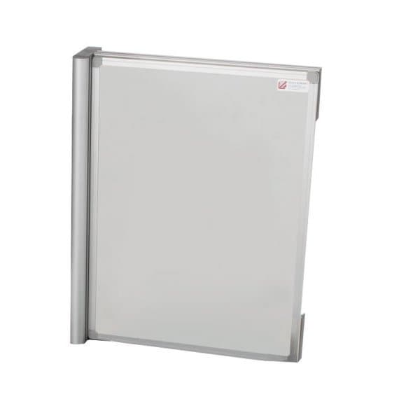 Tableau affichage latéral l 458 x H 658 mm fixation sur profil aluminium tôle ve