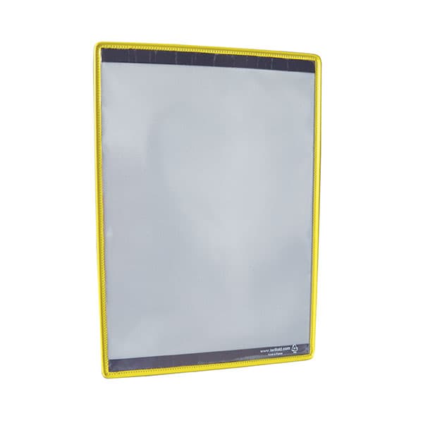 Lot de 5 DOCAFLEX MAGNETIQUE pochette A4 jaune
