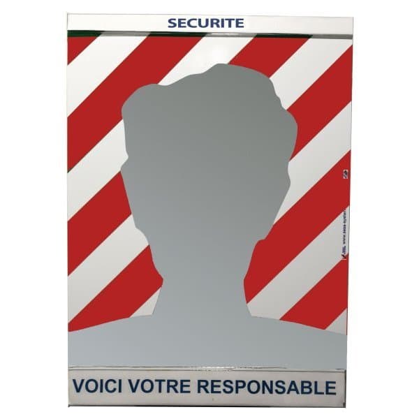 VISIOFLASH MIROIR SÉCURITÉ l 300 x H 420 mm Universelle