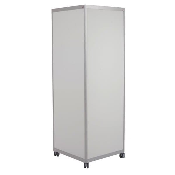 CUB'INFO 4 faces l 750 x H 2050 mm tôle blanche vernie