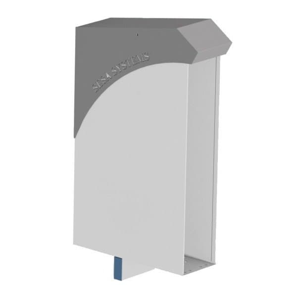 Coffret de protection vide pour 2 classeurs a4 fixation sur profil aluminium