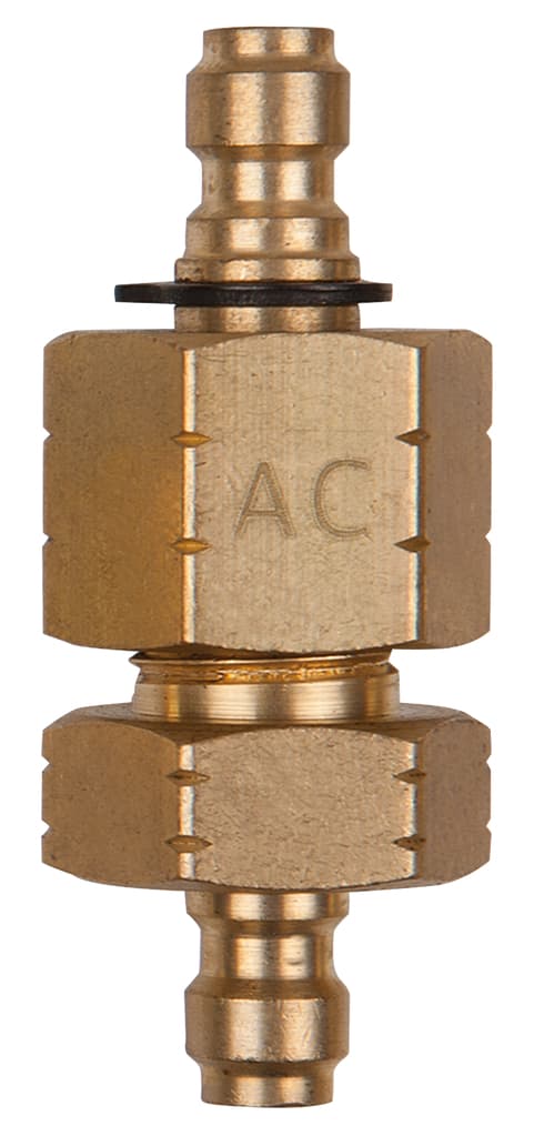 Adaptateur double M14x1,25 intérieur et extérieur et raccord 1/4''
