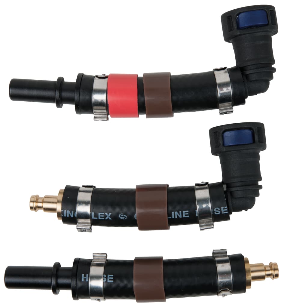 Jeu d'adaptateurs, 3 pcs 11,8 x 25 mm (brun)