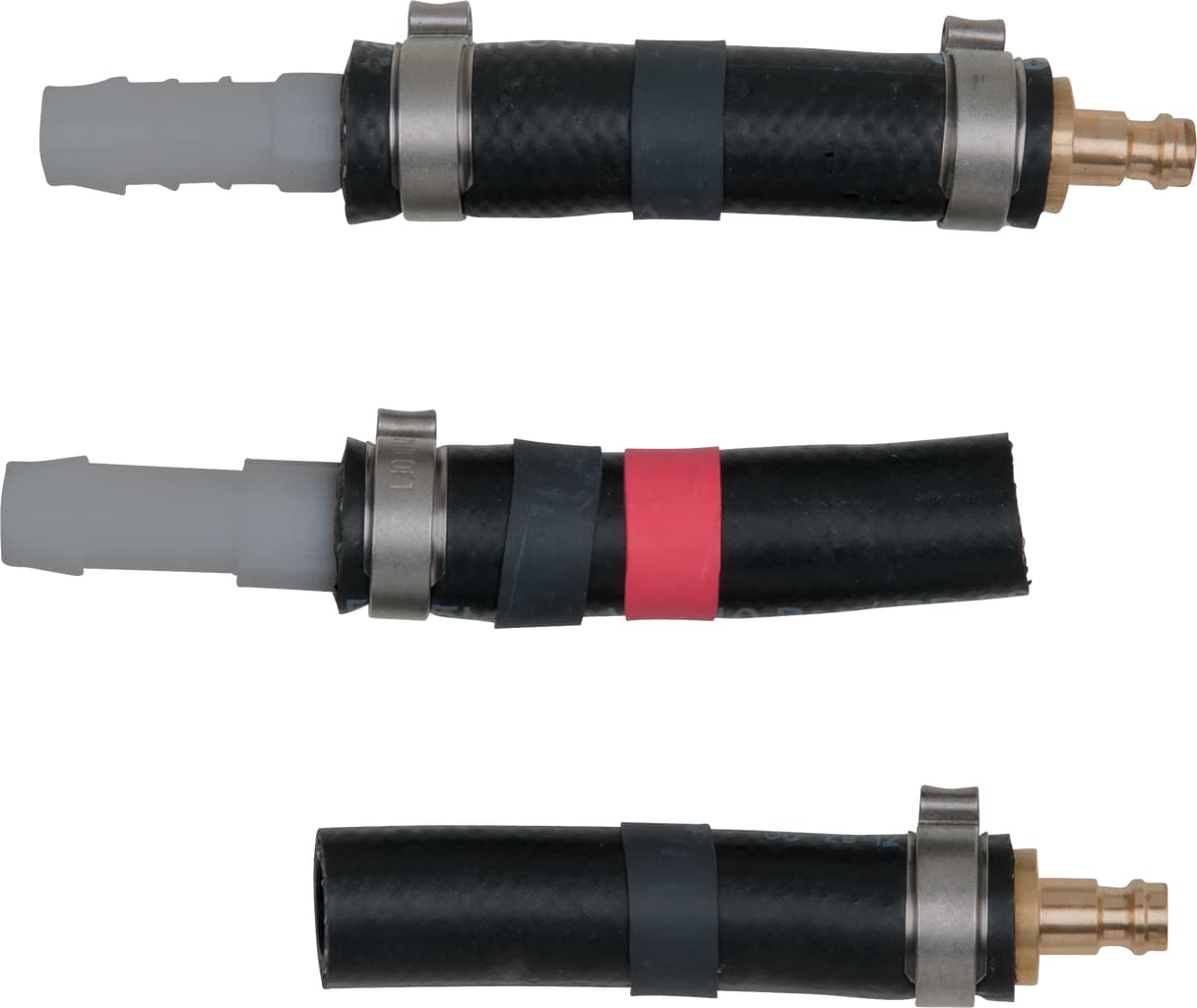 Jeu d'adaptateurs, 3 pcs DIM 12,0 mm (noir)
