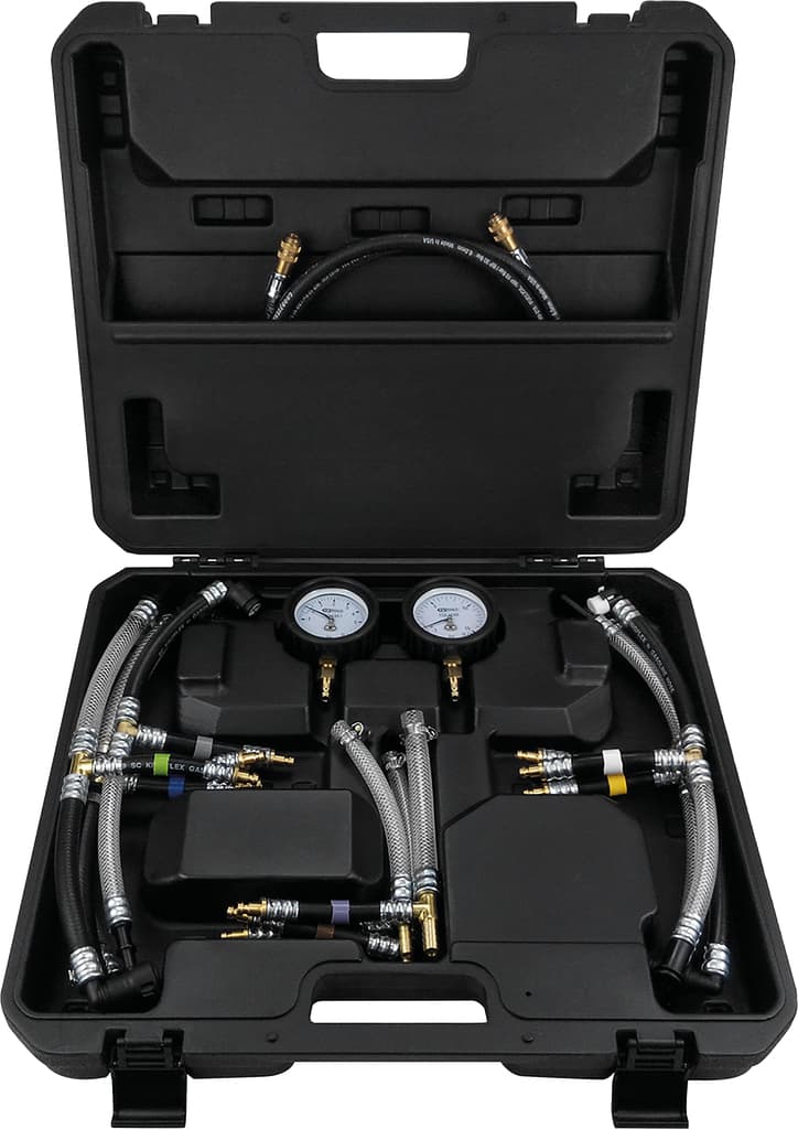 Coffret de contrôle basse pression des carburants, 14 pièces