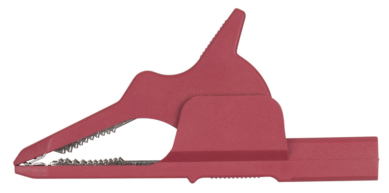 Pince crocodile - rouge
