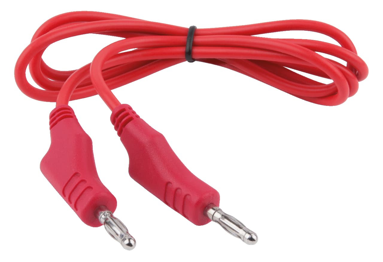 Rallonge 1100 mm pour cordon de test - rouge