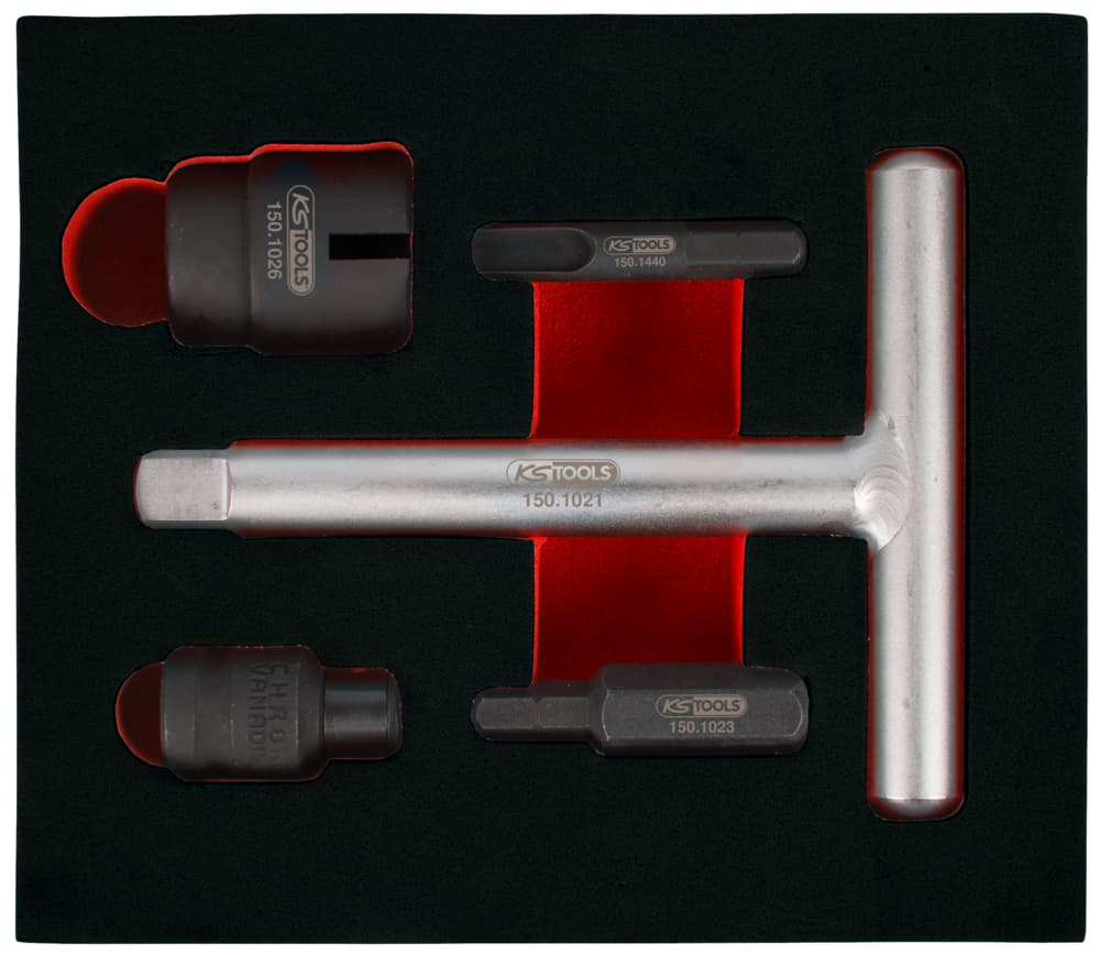 Kit pour vis de vidange carter plastiques 1/4'' - 3/8'', 5 pcs