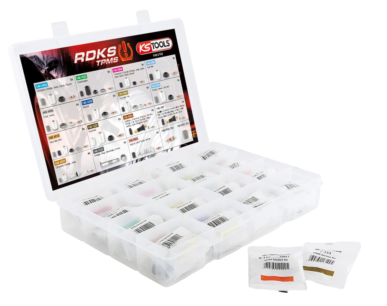 Coffret Master pour capteur RDKS / TPMS pour contrôle de la pression des pneus,
