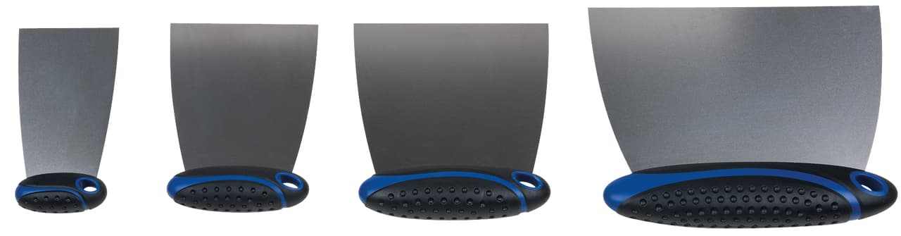 Spatule inox manche court, 150 x 120 mm