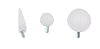 Jeu de pointes PVC, 3 pcs
