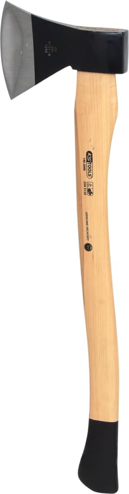 Hache à fendre, tete 1250 G, manche HICKORY maintenu avec coins en acier
