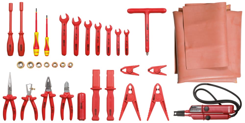 Sacoche d'outils d'électricien isolés 1000V - 36 pcs