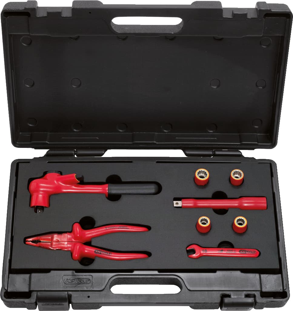 Coffret d'outils isolés pour véhicules électriques PSA - 8 pcs