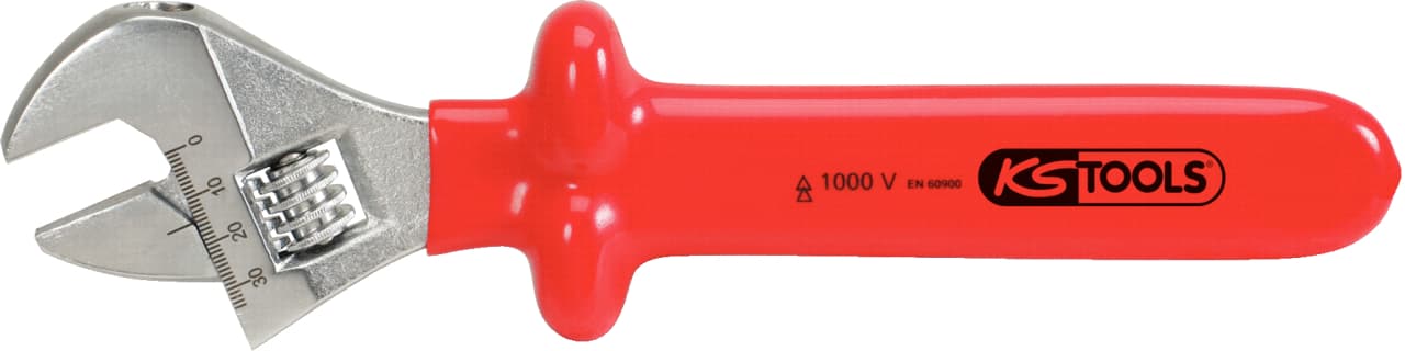 Clé à molette isolée, L.200 mm