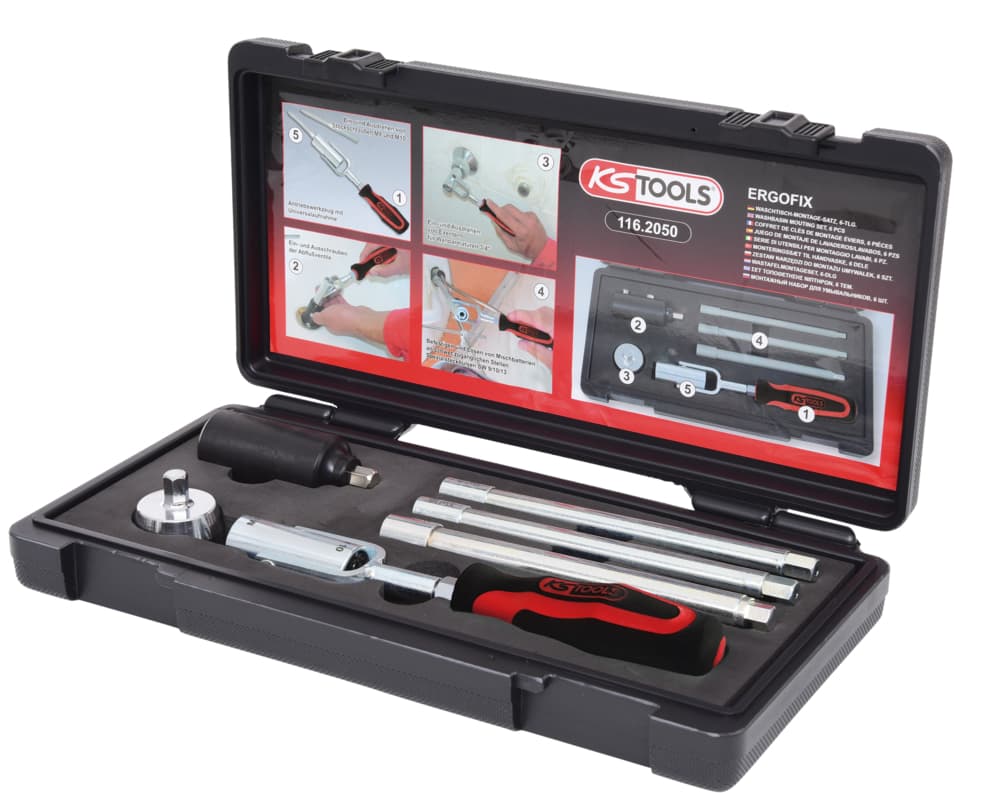 Coffret spécial sanitaire, Douilles DIM 9 à 13 mm - 6 pcs