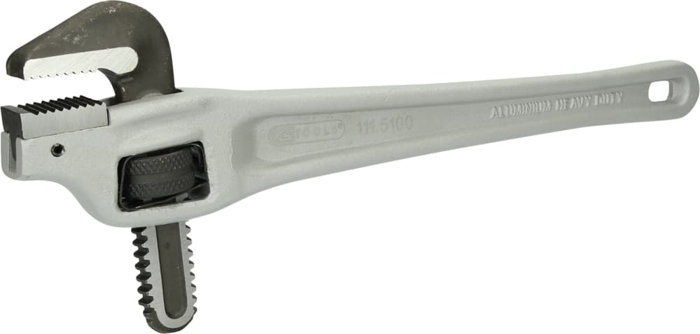Clé serre-tubes aluminium bec de canard, 14''