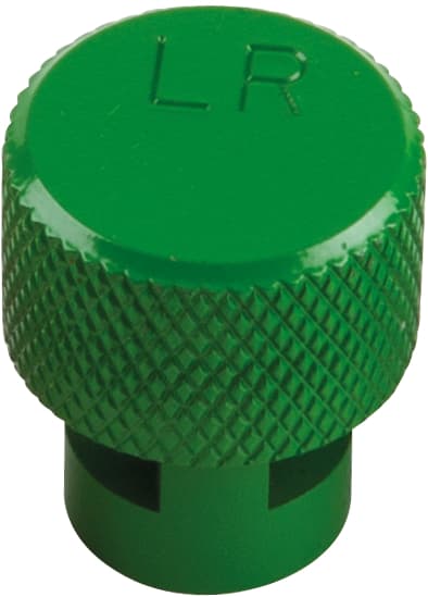 Capuchon vert de dégonflage de roue avec valve TPMS