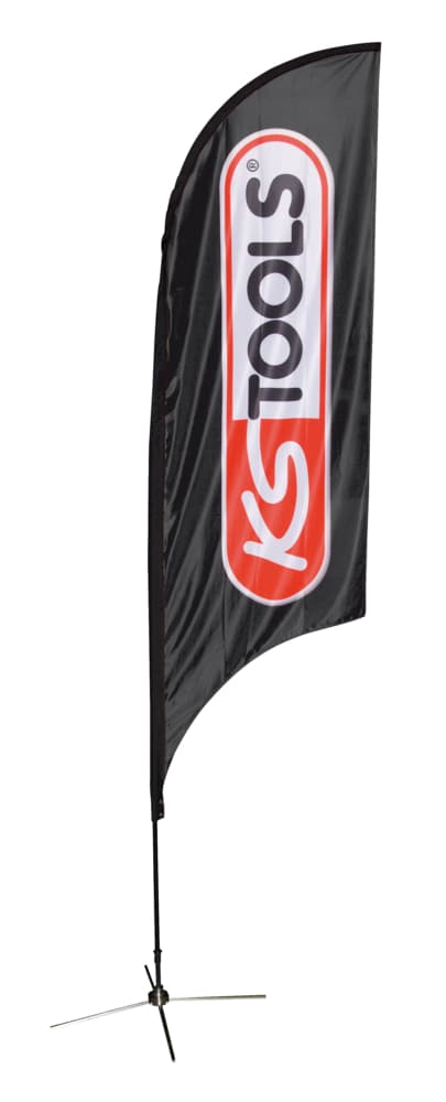 Drapeau flamme 3m