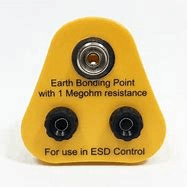 Prise 1X4 BANANA+ 2X10mm snap ESD