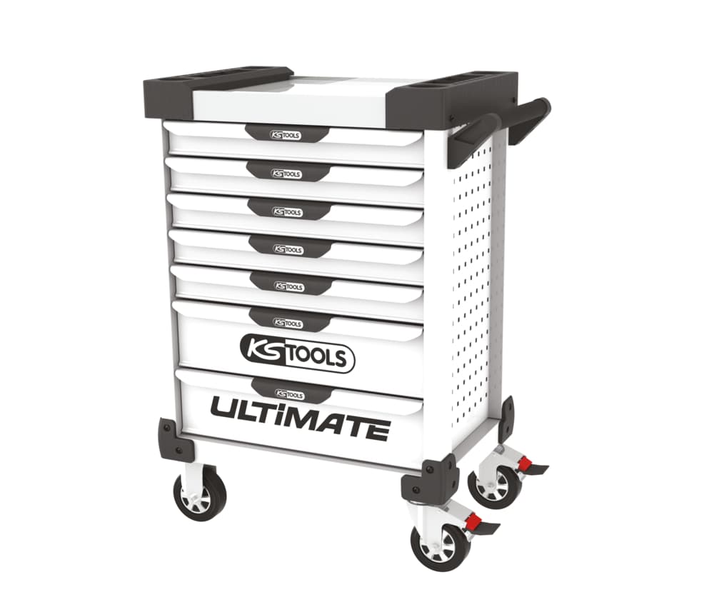 Servante ULTIMATE blanche. 7 tiroirs