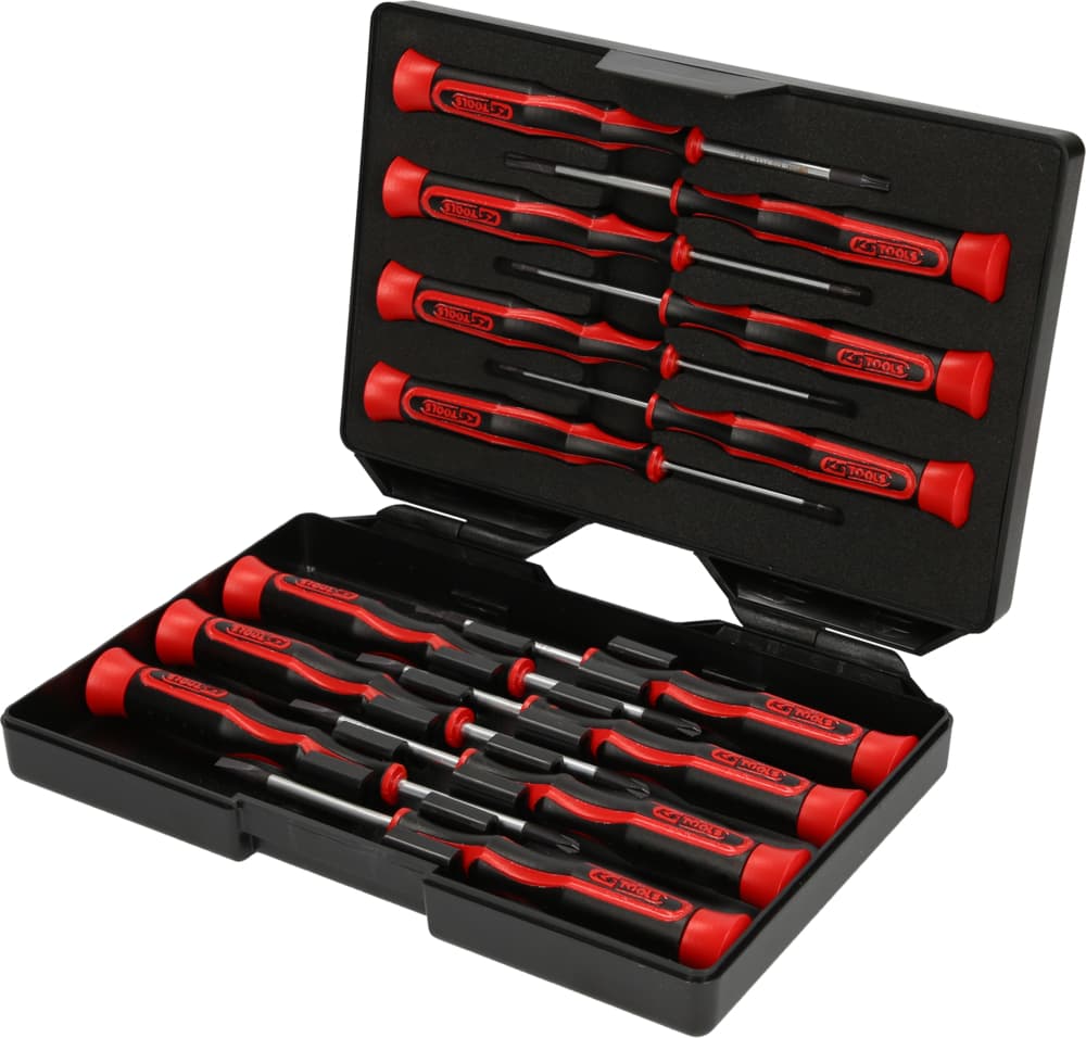 Coffret de 14 tournevis électroniques Fente. PHILLIPS® et TORX®