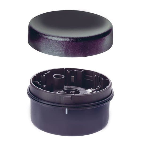 LEANANDON Socle de raccordement noir H 36 mm Ø 70 mm 24V AC/DC IP65 et kit de fi
