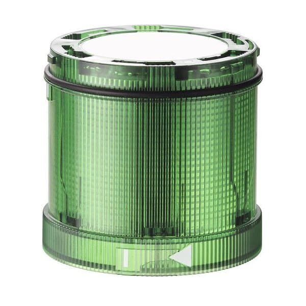 LEANANDON LED vert H 66 mm Ø 70 mm 24V AC/DC IP65