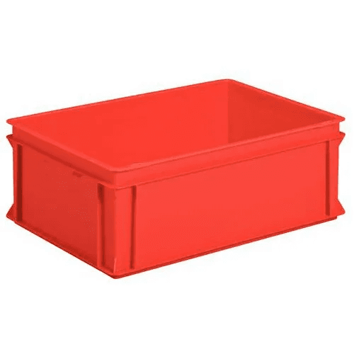 Bac en plastique rouge l 400 x P 300 x H 200 mm