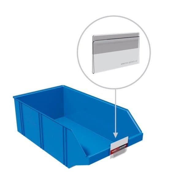 Lot de 10 supports CARTE KANBAN adhésif