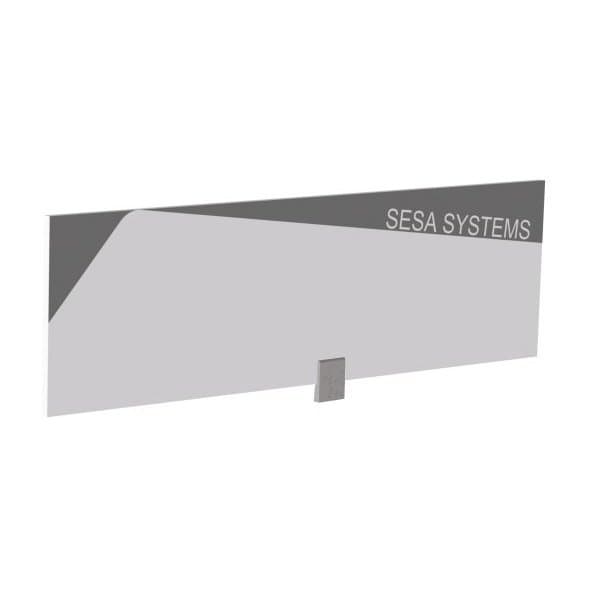 Bandeau design l 600 x H 170 mm avec etrier de fixation