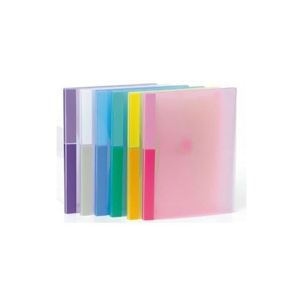 Lot de 6 dossiers plastiques translucides avec fermeture