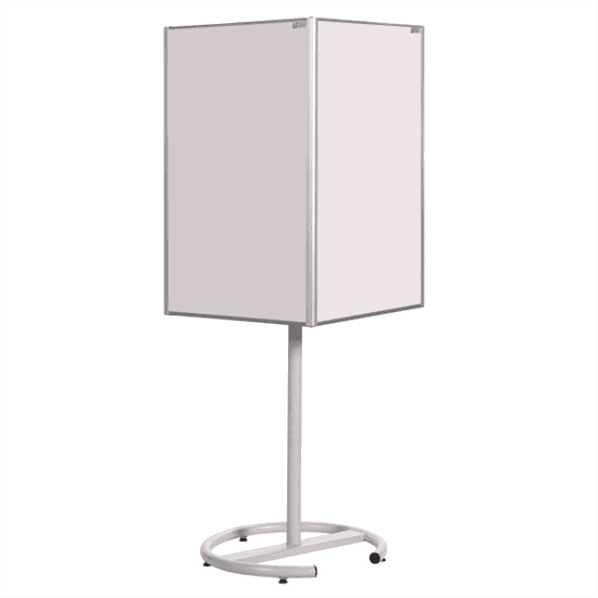 TOP'INFO 4 faces LARGE l 650 x H 1205 mm tôle blanche vernie