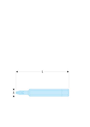 EMBOUT 1/4 PZ 1 LONG 50MM