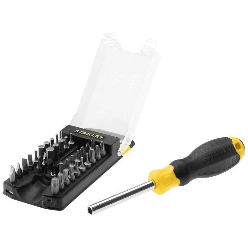 TOURNEVIS MULTI EMBOUTS + 34 EMBOUTS DE VISSAGE