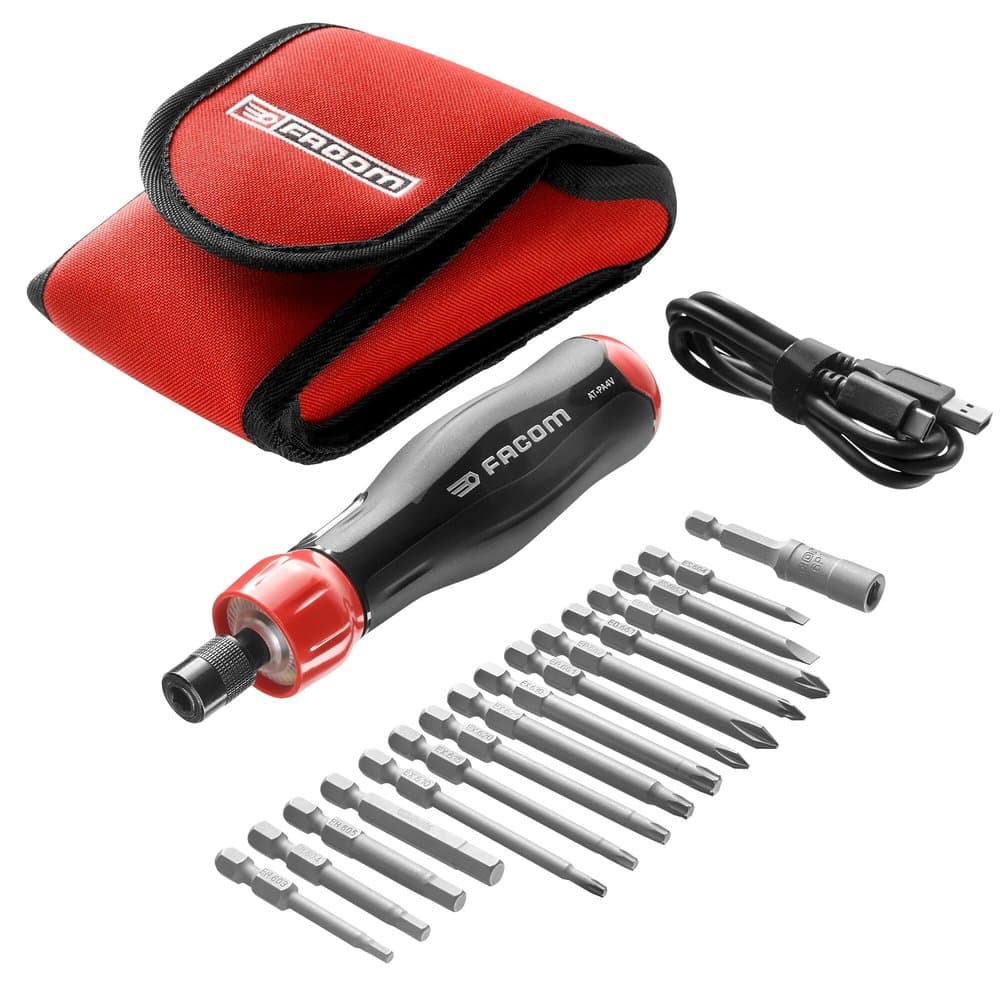 Tournevis assisté E-PROTWIST en ETUI + 15 embouts